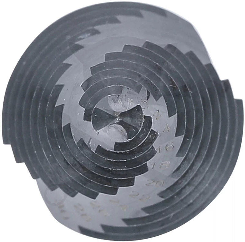 Lemezfúró, lépcsős 1 db-os HSS 6-30/2 mm - BGS