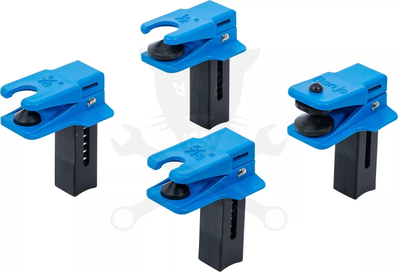 Fékolaj cső - üzemanyag cső elzáró készlet 4 db-os (+Banjo csati) - BGS