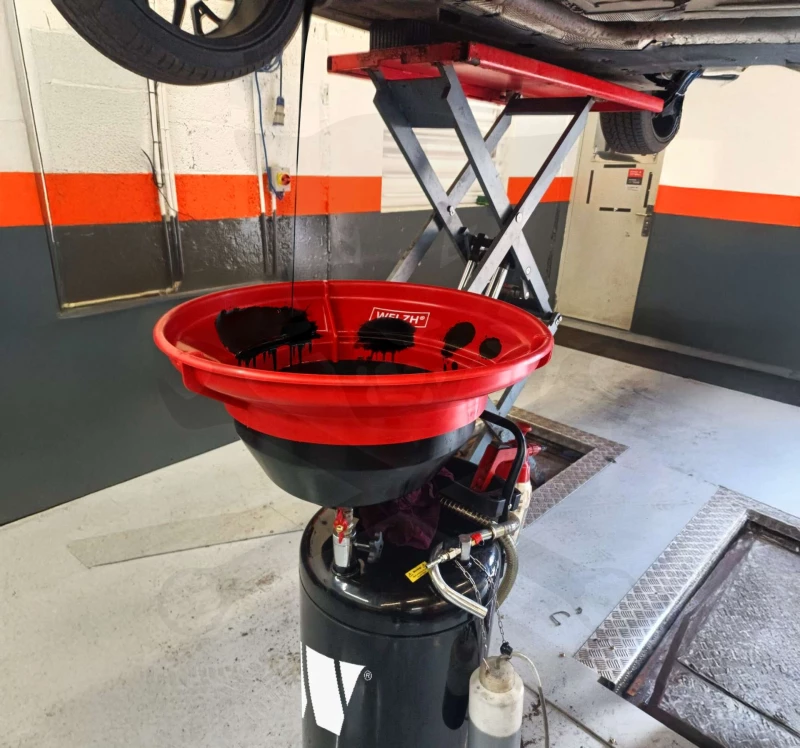 Olajleeresztő 70 literes levegős komplett-hez olajtálca feltét - Welzh