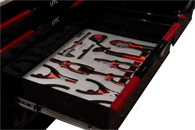 Szerszámos kocsi gyári-felszerelt 267 db-os 13 fiókos szekrény - UTC