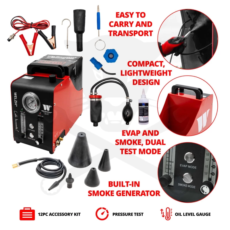 Füstdiagnosztikai szivárgáskereső gép - Mini Smokey Füstgenerátor készlet