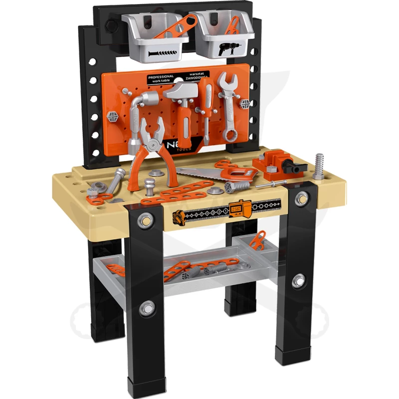 Gyerekjáték Satupad műanyag szerszámokkal 50 x 27 x 68 cm - Neo