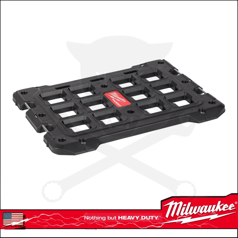 Szerszámos láda, rögzítőlemez - ütésálló - PACKOUT -  Milwaukee