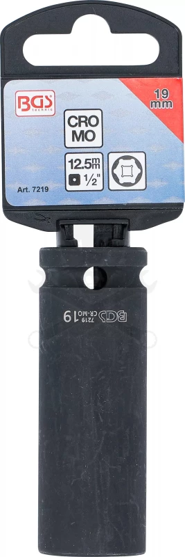 Légkulcsfej 1/2" 6 l.h. 19-es - BGS