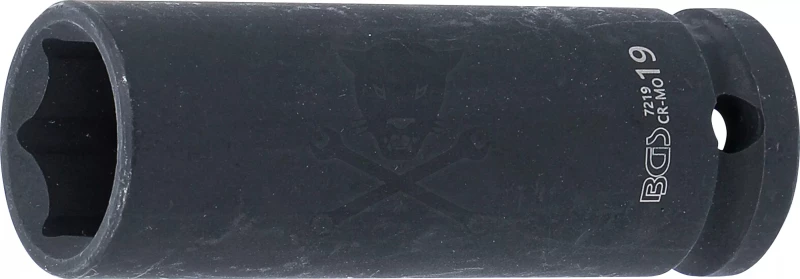 Légkulcsfej 1/2" 6 l.h. 19-es - BGS