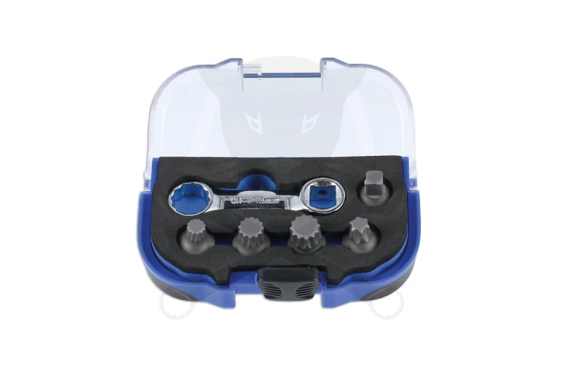 Alacsony profilú bit készlet 3/8" 6 db-os