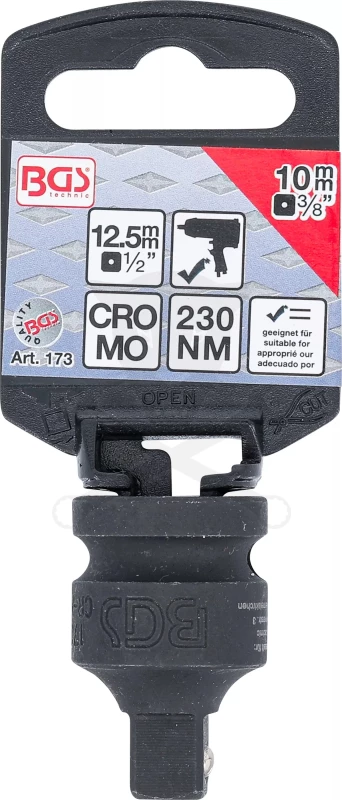 Légkulcs átalakító adapter 1/2" - 3/8" szűkítő - BGS