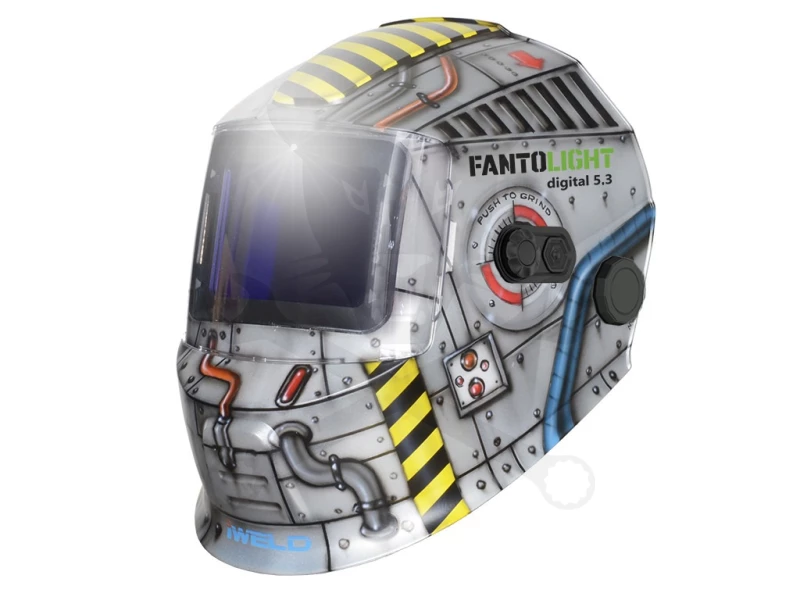 Hegesztőpajzs automata  74 x 108 mm 4 érzékelős - INDUSTRIAL 5.3