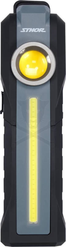 Szerelőlámpa LED COB + 1 ledes dönthető akkus 5W szerelőlámpa - Sthor