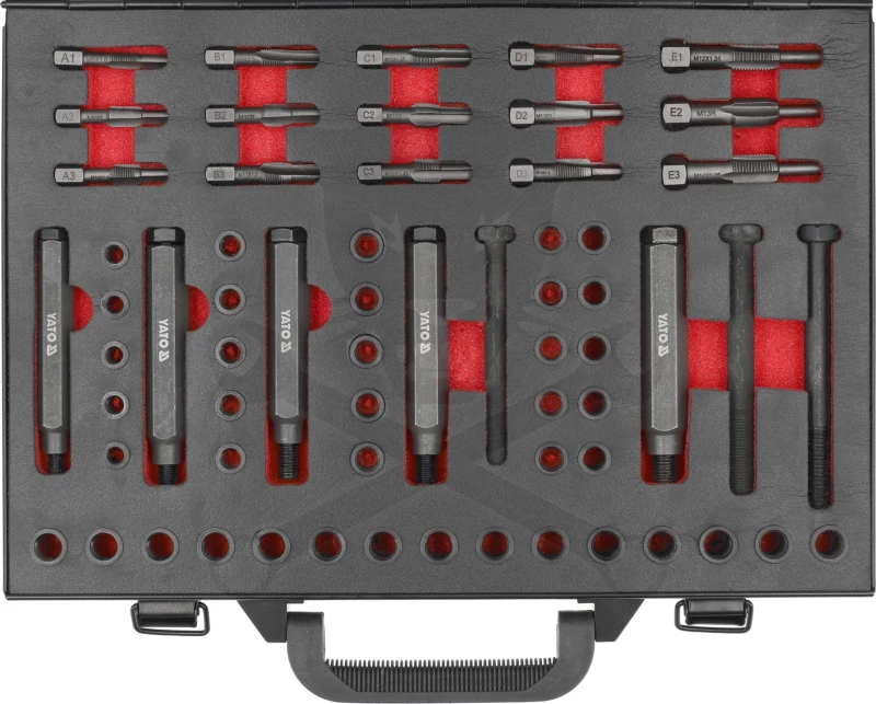 Menetjavító készlet izzító-gyertya menethez  M8-M9-M10-M12 - Yato