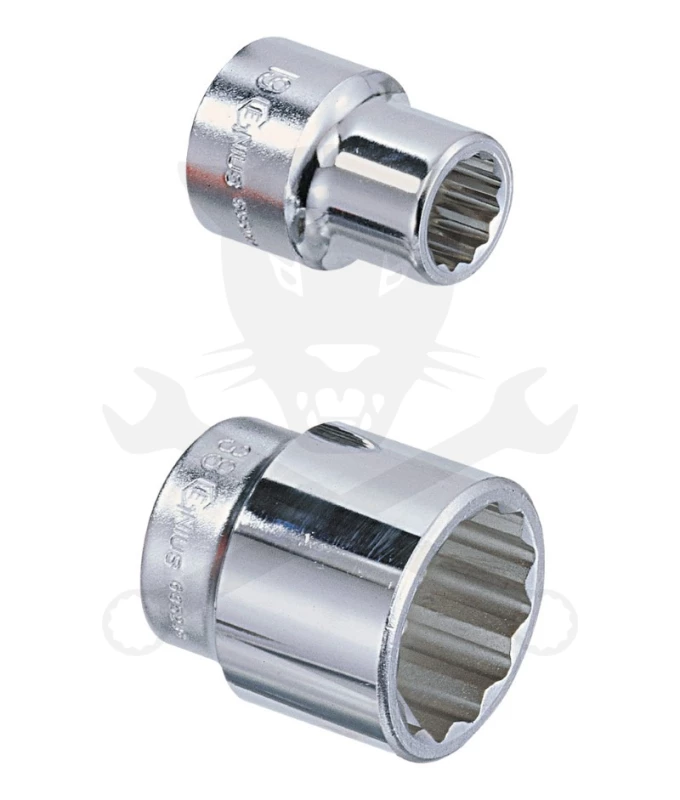 Dugókulcs - crowafej 3/4" 12 szög normál 45 mm Genius