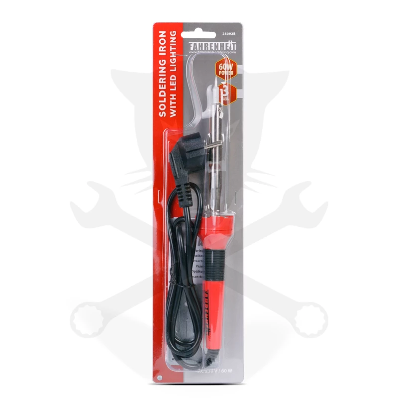 Forrasztópáka  60 W-os 230 V-os, LED világítással