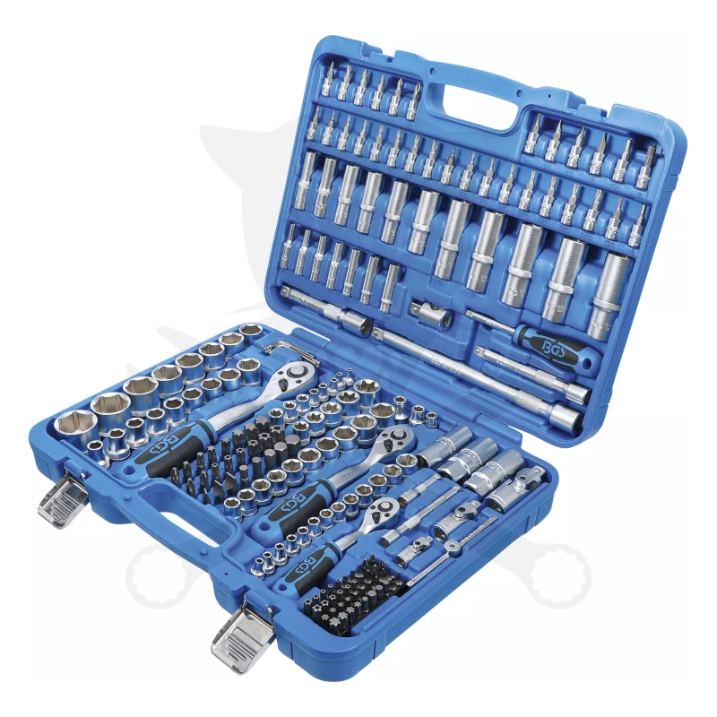 Szerszámkészlet 192 részes dugókulcs készlet 1/2"-3/8"-1/4" PRO TORQUE -BGS
