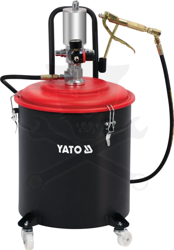 Zsírzópumpa mobil  30 liter levegős komplett - Yato