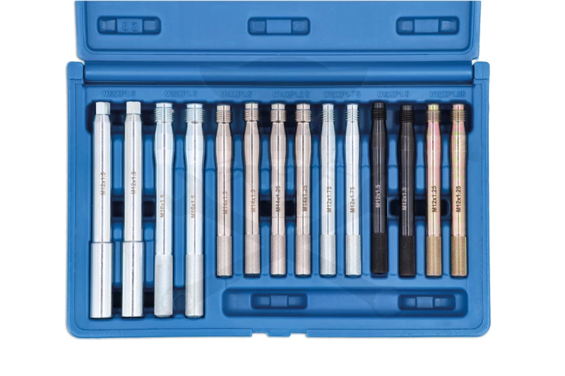 Kerék pozicionáló menetes megvezető csapkészlet - 14 db-os - Laser