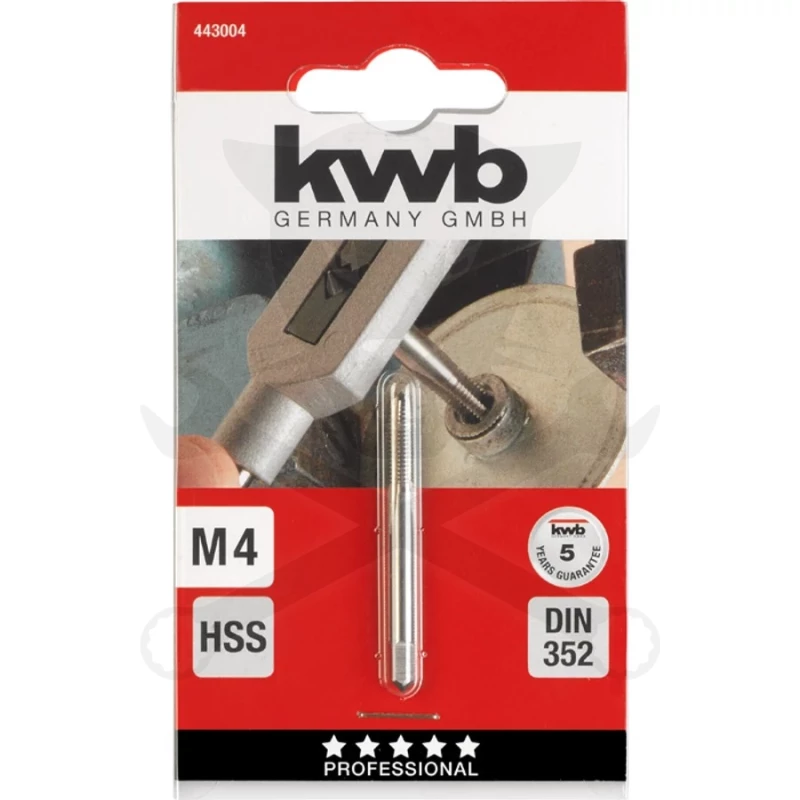 Menetfúró gépi, egyenes hornyú  M4 HSS