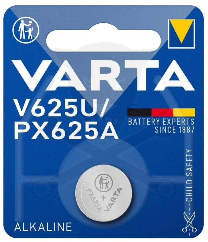 Elem 1.5V -  LR9 - PX625 - V625U gombelem - Varta