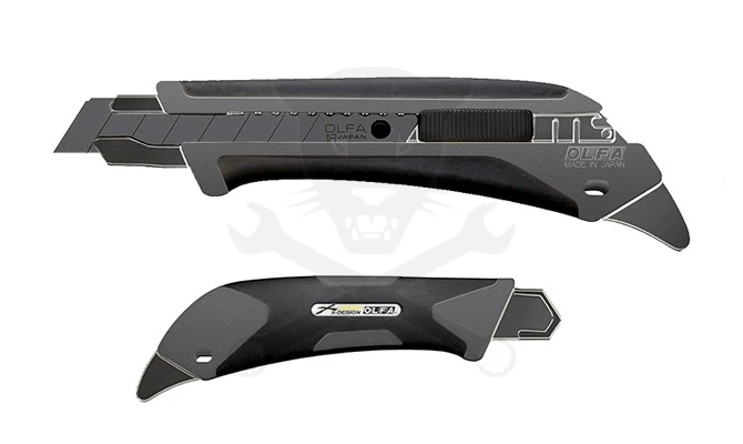 Vágókés OLFA 18 mm törh.penge, automata rögz. - fémfüles XD (L5-AL/GRY)