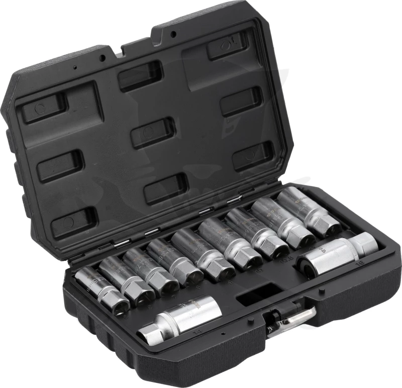 Tőcsavar ki- és behajtó készlet M6-M12 mm 11 db-os - Yato