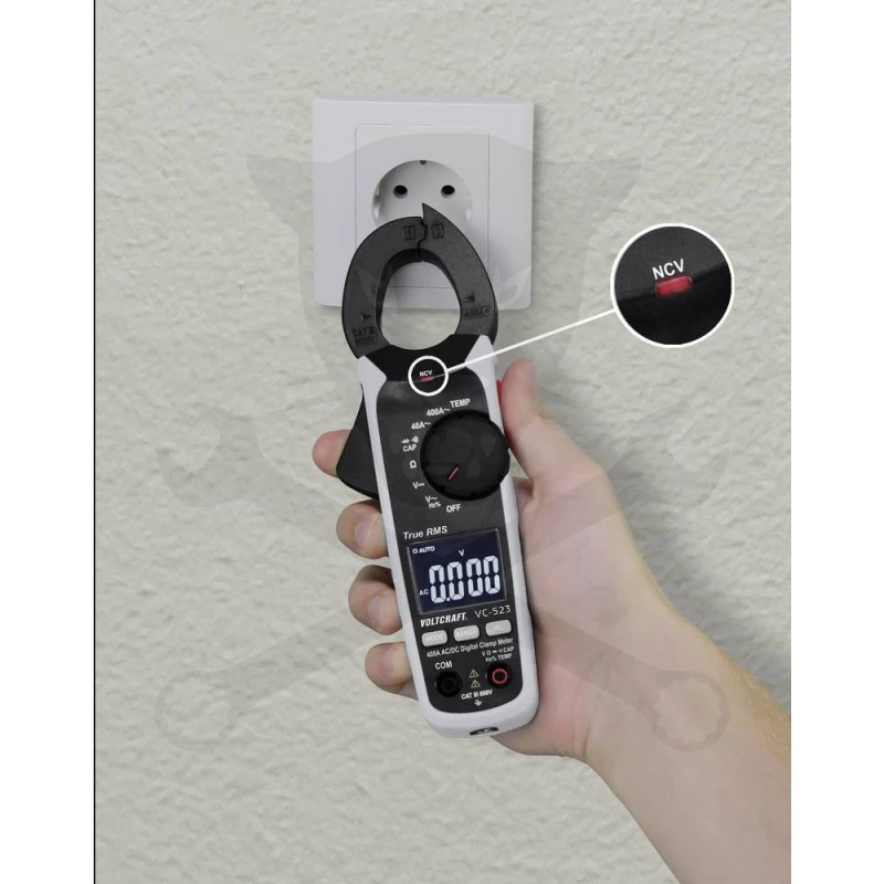 Multimeter, lakatfogós AC/DC 600V / 400A - Voltcraft