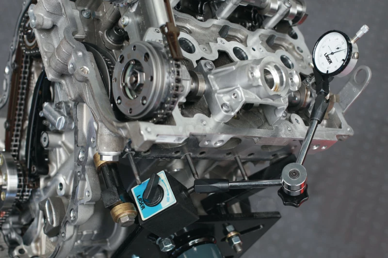 Tárcsafék "ütés" mérő készlet mágneses + DTI - Dial Test Indicator