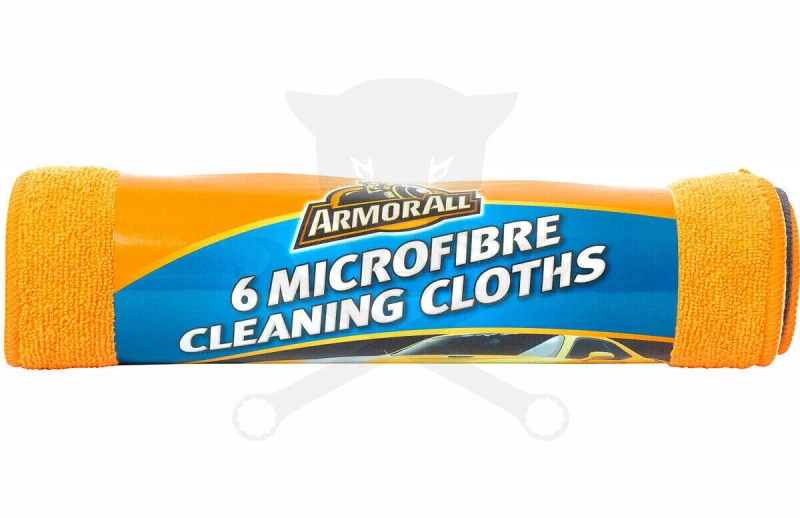 Törlőkendő - Mikroszálas  6 db 30 x 30 cm Narancssárga - mosható