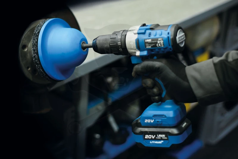 Tisztítókorong - négertárcsa befogó 150 x 90 mm + 1 db tárcsa - Laser