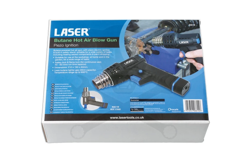 Hőlégfúvó gázos 600°C - Laser