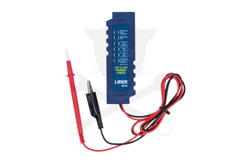 Akkumulátor teszter és töltési rendszer teszter - Laser