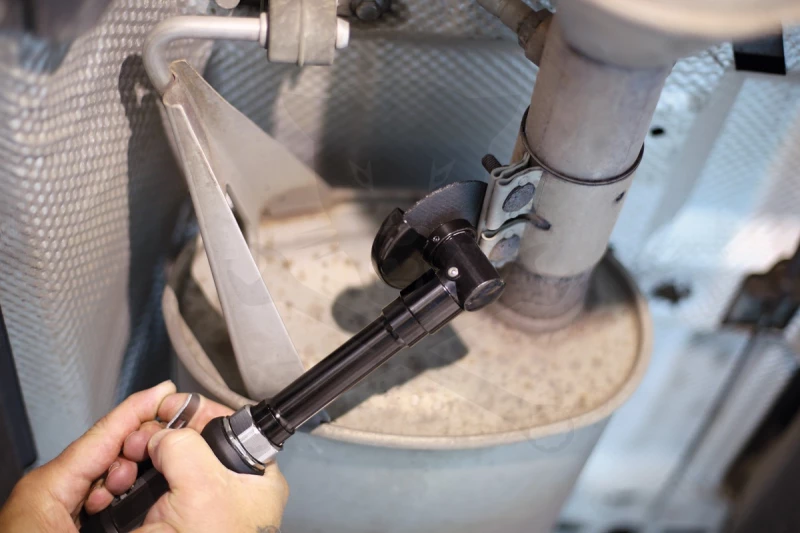 Levegős sarokcsiszoló 75 mm 18000 Rpm hosszú nyakú - Laser