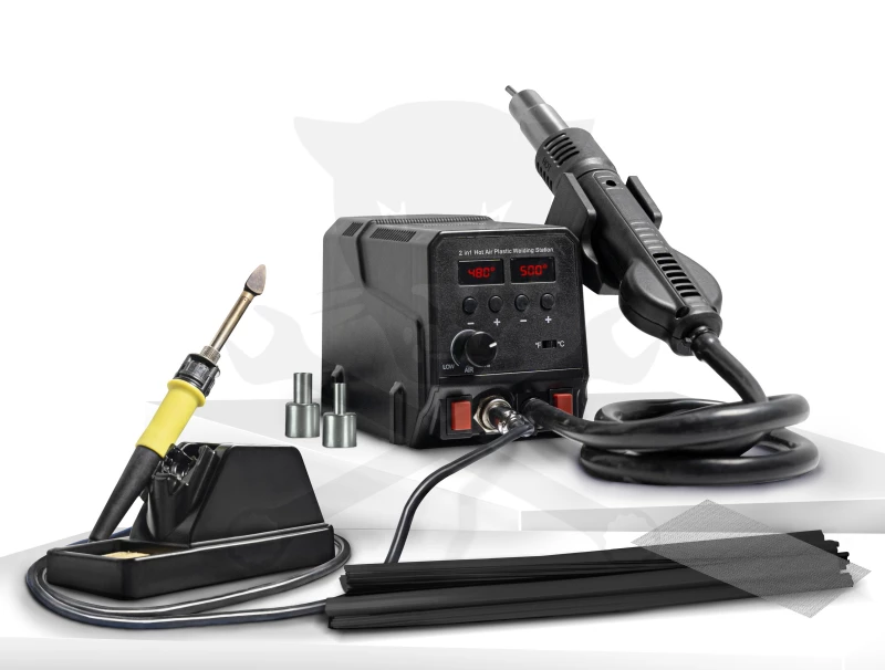 Forrasztó és hőlégfúvó állomás 2az1-ben 50° - 500°C -