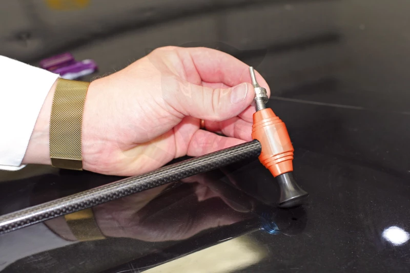 Kalapács karosszéria 5 db cserélhető fejek, teleszkópos nyél