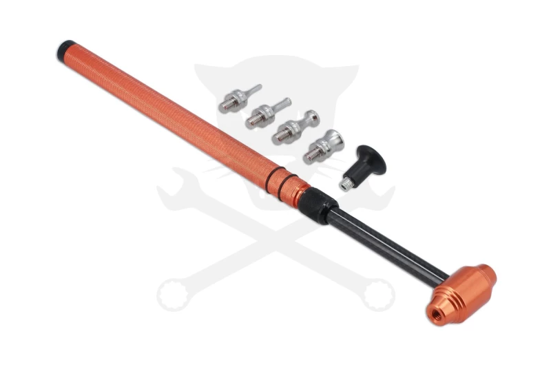 Kalapács karosszéria 5 db cserélhető fejek, teleszkópos nyél