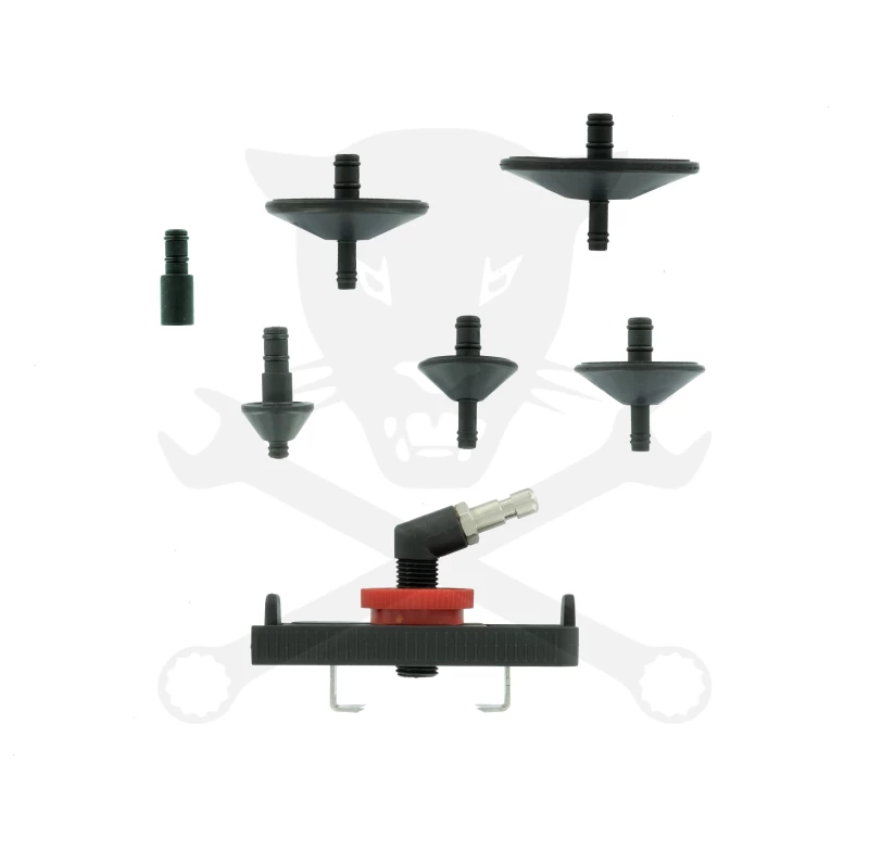 Féklégtelenítő adapter készlet UNIVERZÁLIS -fékolaj tartályhoz- Hubitools