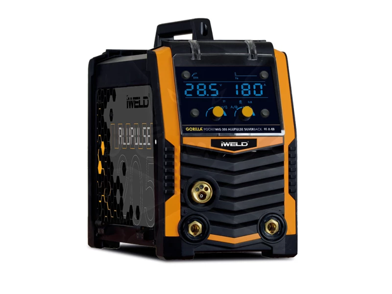 Hegesztő inverter Gorilla PocketMIG 205 Alupulse Silverback