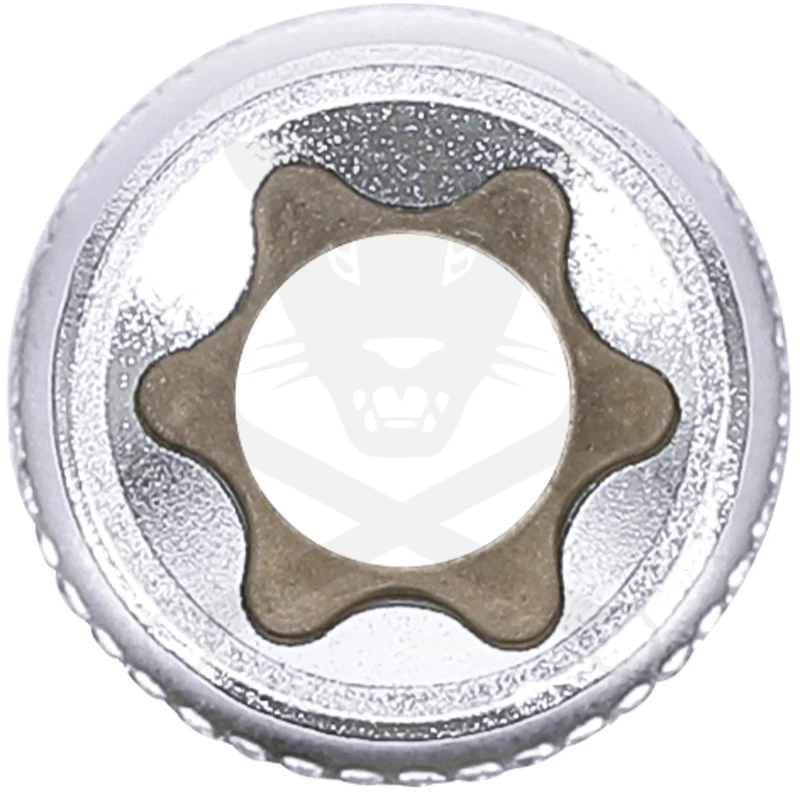 Dugókulcs - crowafej 1/2" belső torx hosszított E16 BGS