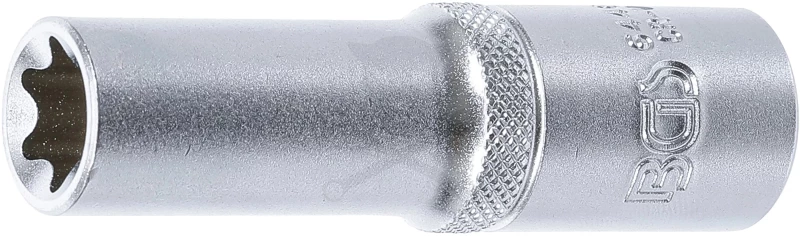 Dugókulcs - crowafej 1/2" belső torx hosszított E16 BGS