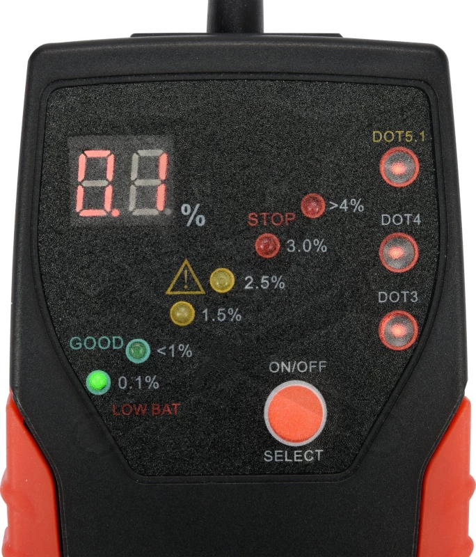 Fékolaj - fékfolyadék forráspont mérő műszer DOT3 - 4 - 5.1 - Yato