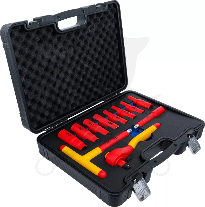 Dugókulcs készlet VDE 1000 V Szigetelt/Hibrid szerszám készlet 1/2" 11 db-os