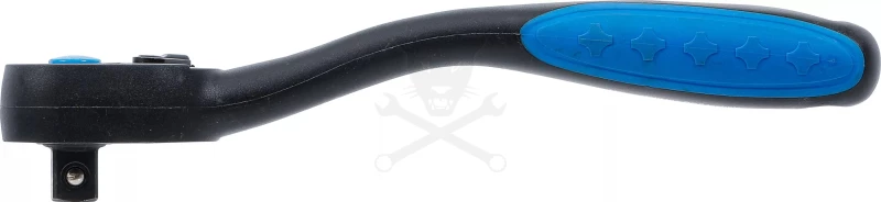 Crowa racsnis kulcs 1/2" 72 fogú, irányváltós, műanyag bevonattal - BGS