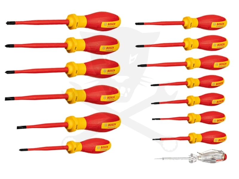 Csavarhúzó készlet 14 db-os SL/PH/PZ/TX - szigetelt - VDE 1000V