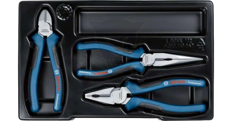 Tálcás Bosch fogó  készlet  3db-os