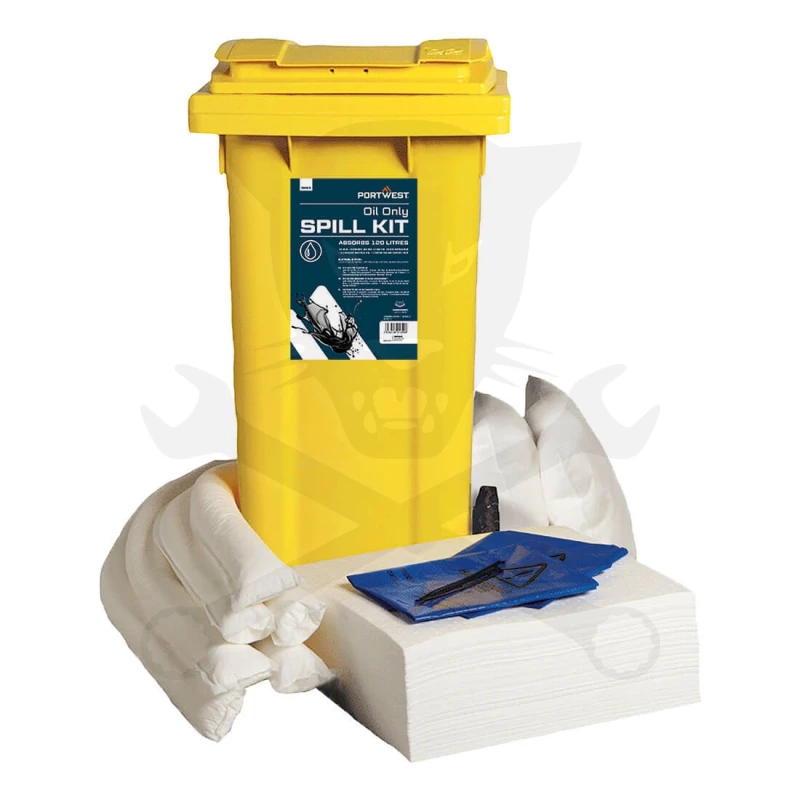 Olajmegkötő - olajfelszívó paplan / hurka készlet 120 l. fehér - Portwest