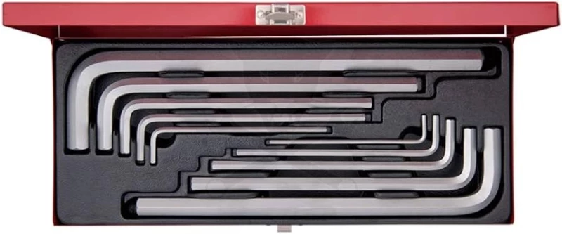 Imbuszkulcs készlet 10 db-os hosszú 03-17 mm