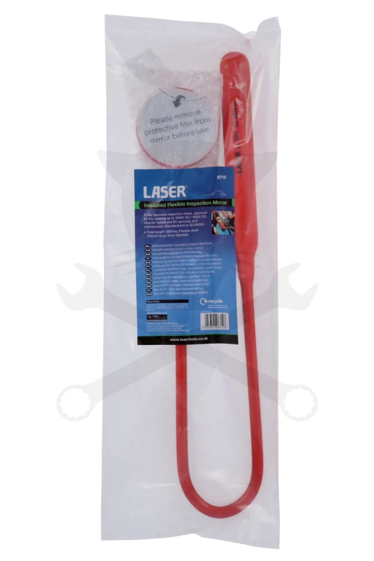 Tükör  55 mm - SZIGETELT 1000 V-os - flexibilis 400 mm - Laser