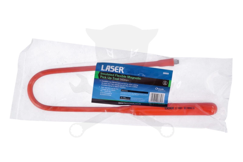 Mágnes flexibilis SZIGETELT 1000 V-os 12,1 mm - 560 mm - Laser