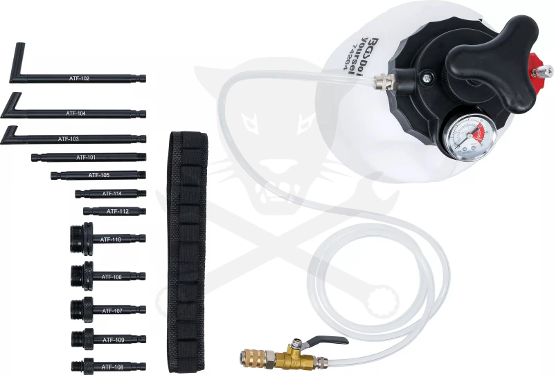 Váltóolaj-betöltő komplett készlet ATF / DSG / CVT váltókhoz, mérőórás -