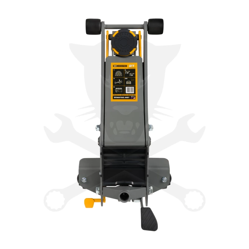 Emelő padló 2 t krokodil alacsony 75-500mm "BEÉPÍTETT TARTÓBAK" Winntec