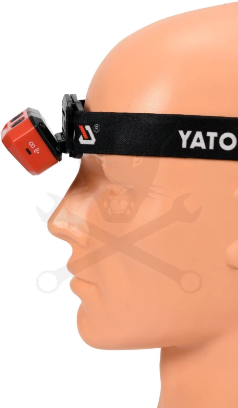 Szerelőlámpa - Fejlámpa LED 480 Lumen - akkus mozgásérzékelős YATO