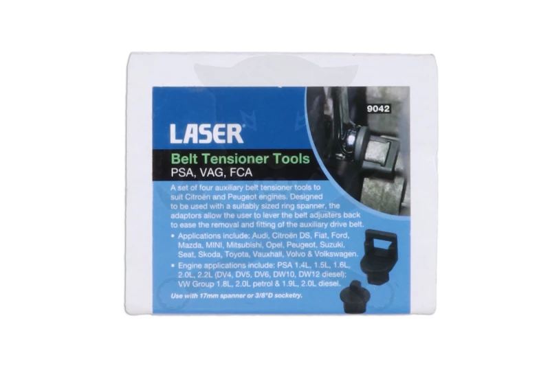 Szíjfeszítő hosszbordás szíj görgőhöz 4 db-os készlet PSA-VAG-FCA